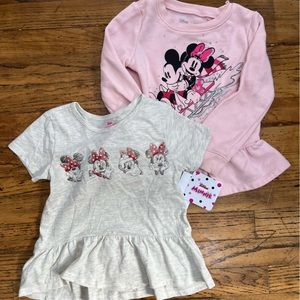 Disney Minnie Mouse Tops Set Girls 4t